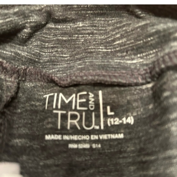 Time and Tru Women's High-Rise Ankle Knit Leggings/ 2 pairs - Picture 5 of 7